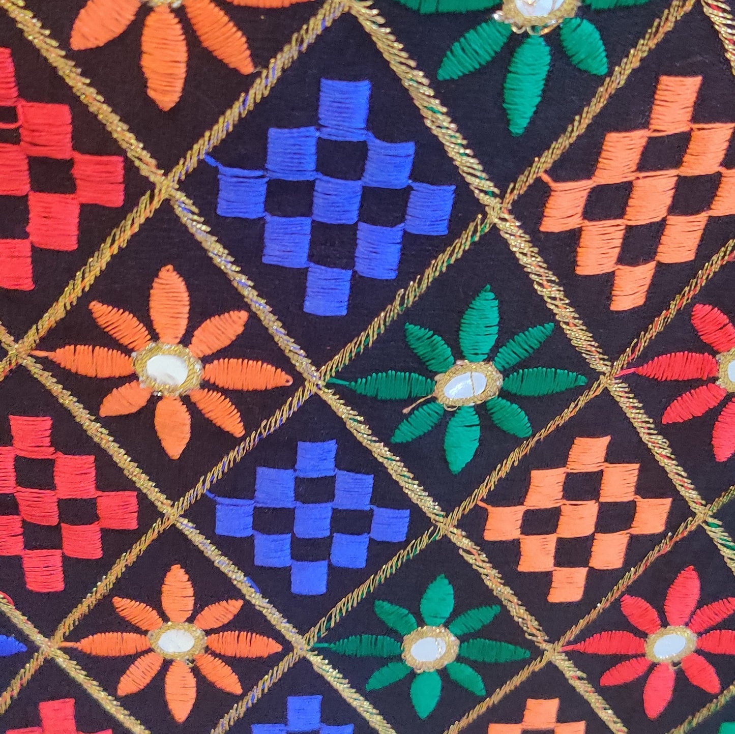 Long Anarkali Embroidered Border