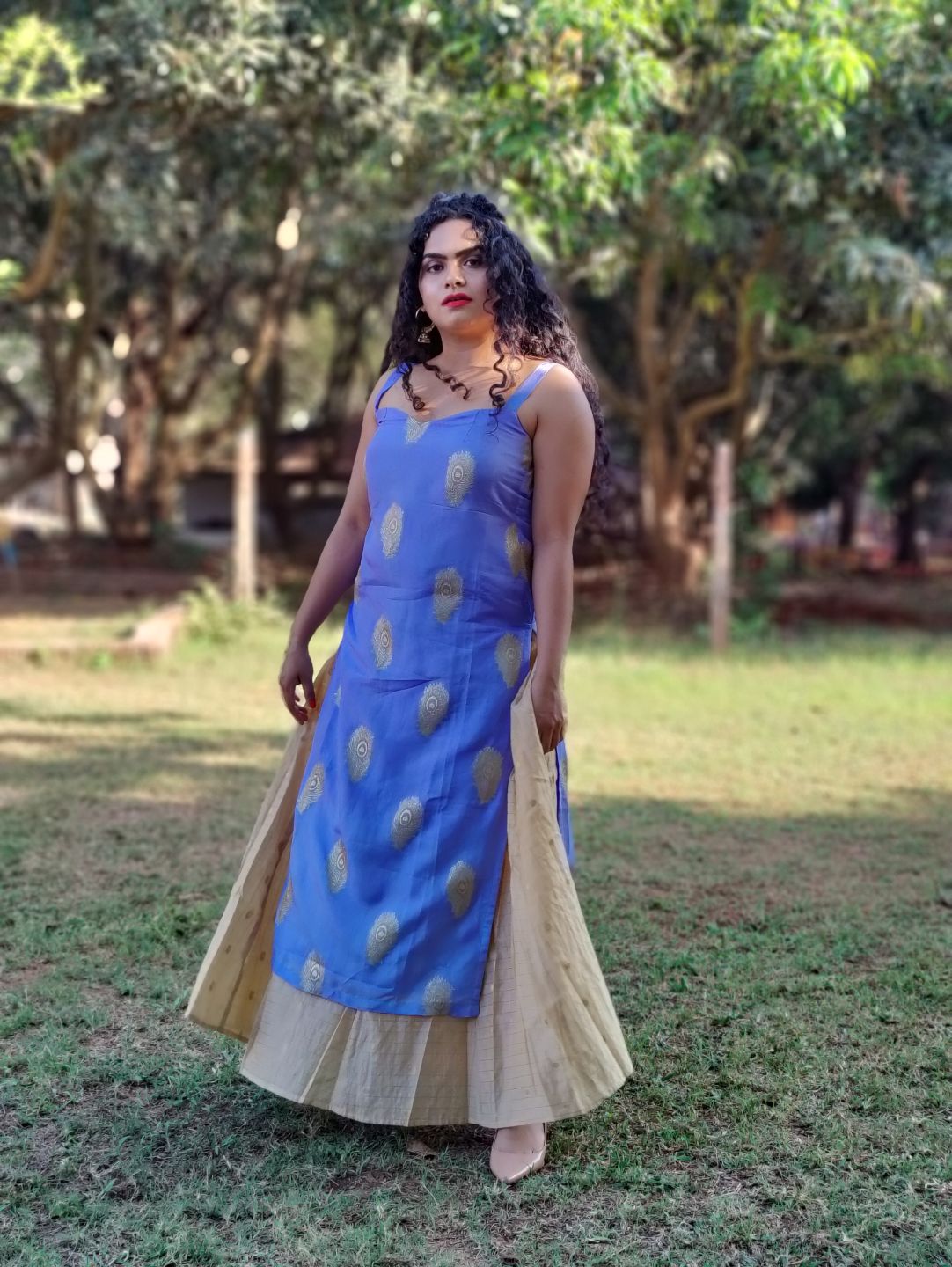 BROCADE STRAIGHT KURTI
