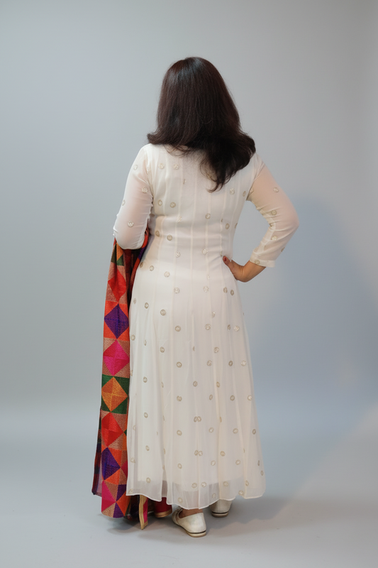 18 Kalis Anarkali Kurti | Designer Partywear | Unbox Colours
