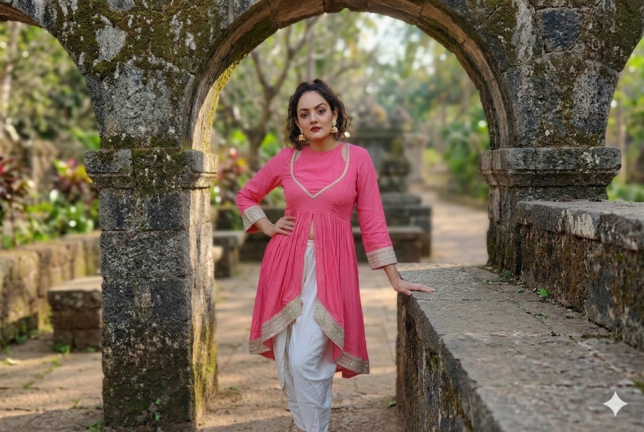 Indo Western Dhoti Set