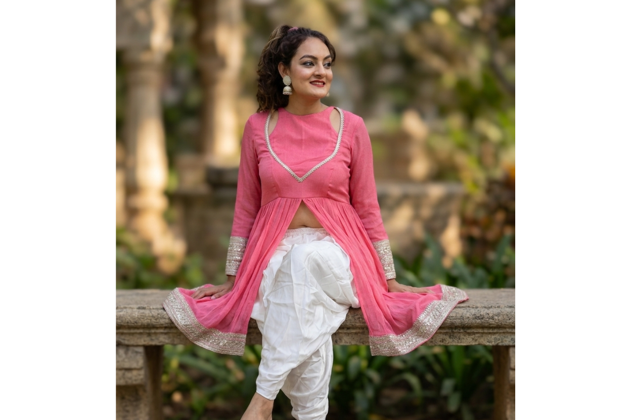 Indo Western Dhoti Set