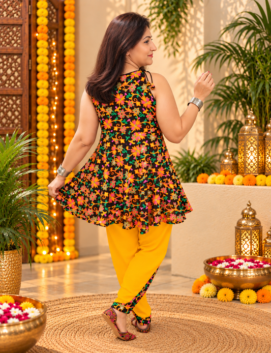Kedia Top Dhoti Set