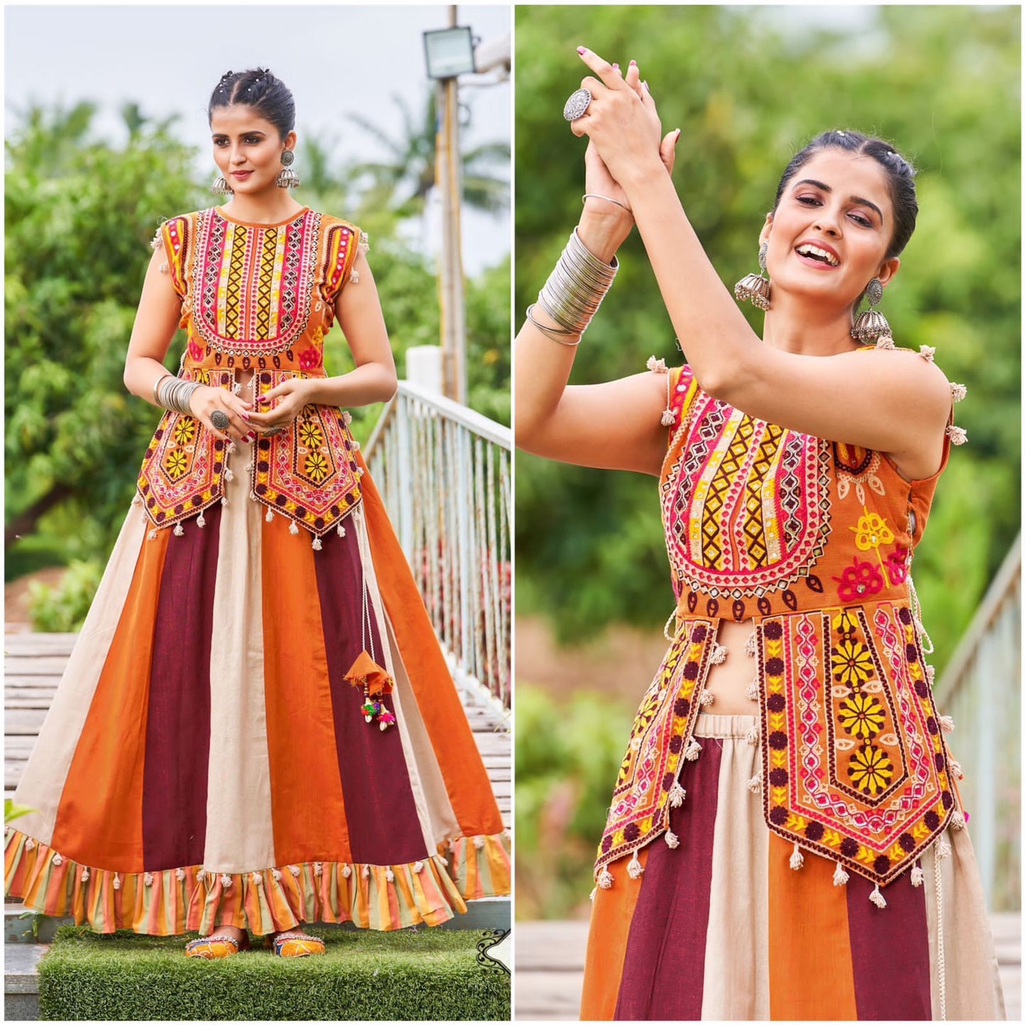 Kurti Skirt Set for Navratri