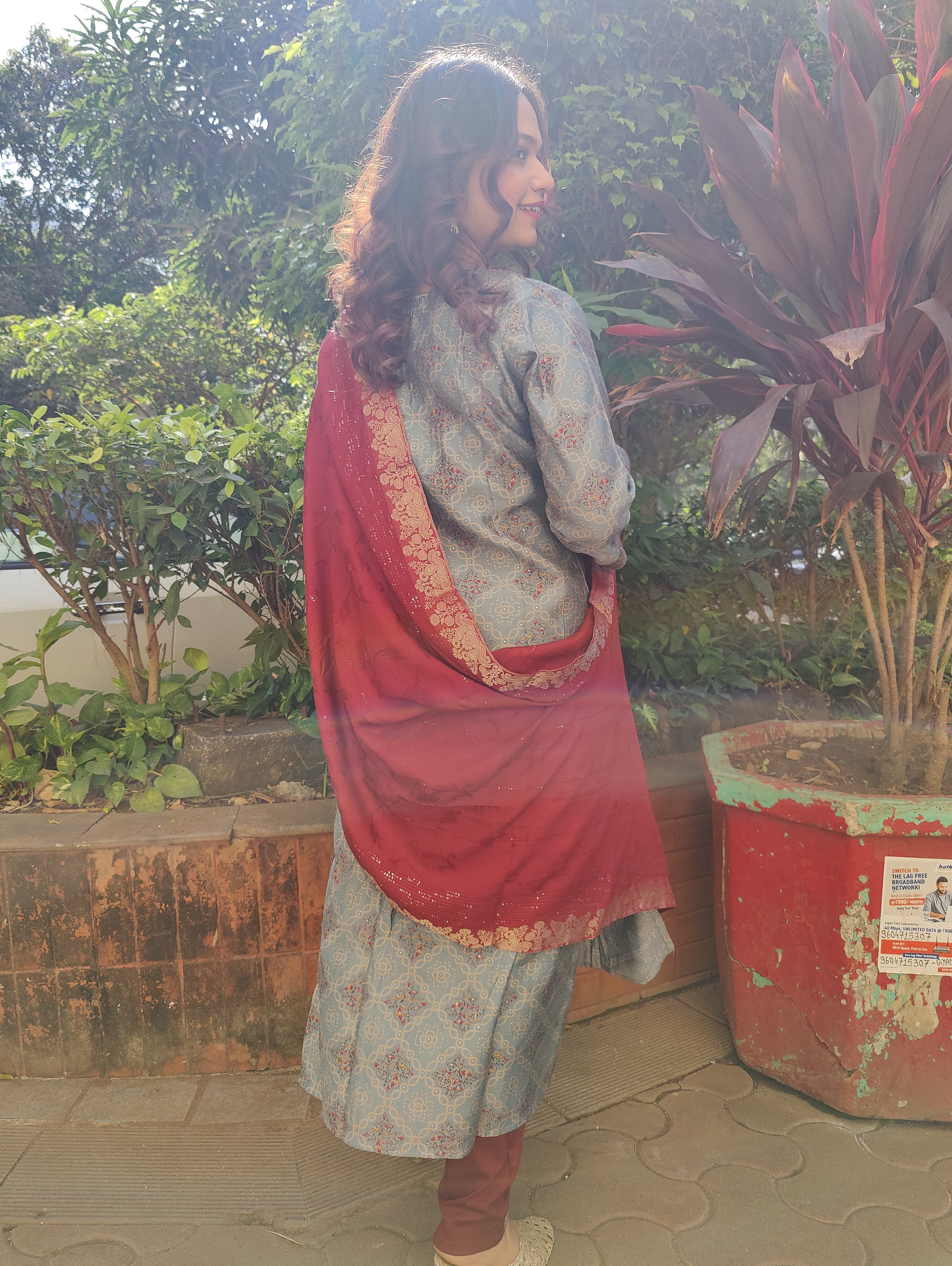 This elegant Bandhani Printed Muslin Suit Set is sure to turn heads when you flaunt your beauty in it. Absolutely affordable styles to suit your personality. Explore our range of Indian outfits to change your style game.