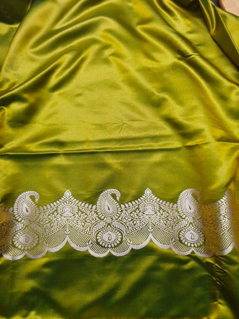 Lime Royale Readymade Saree