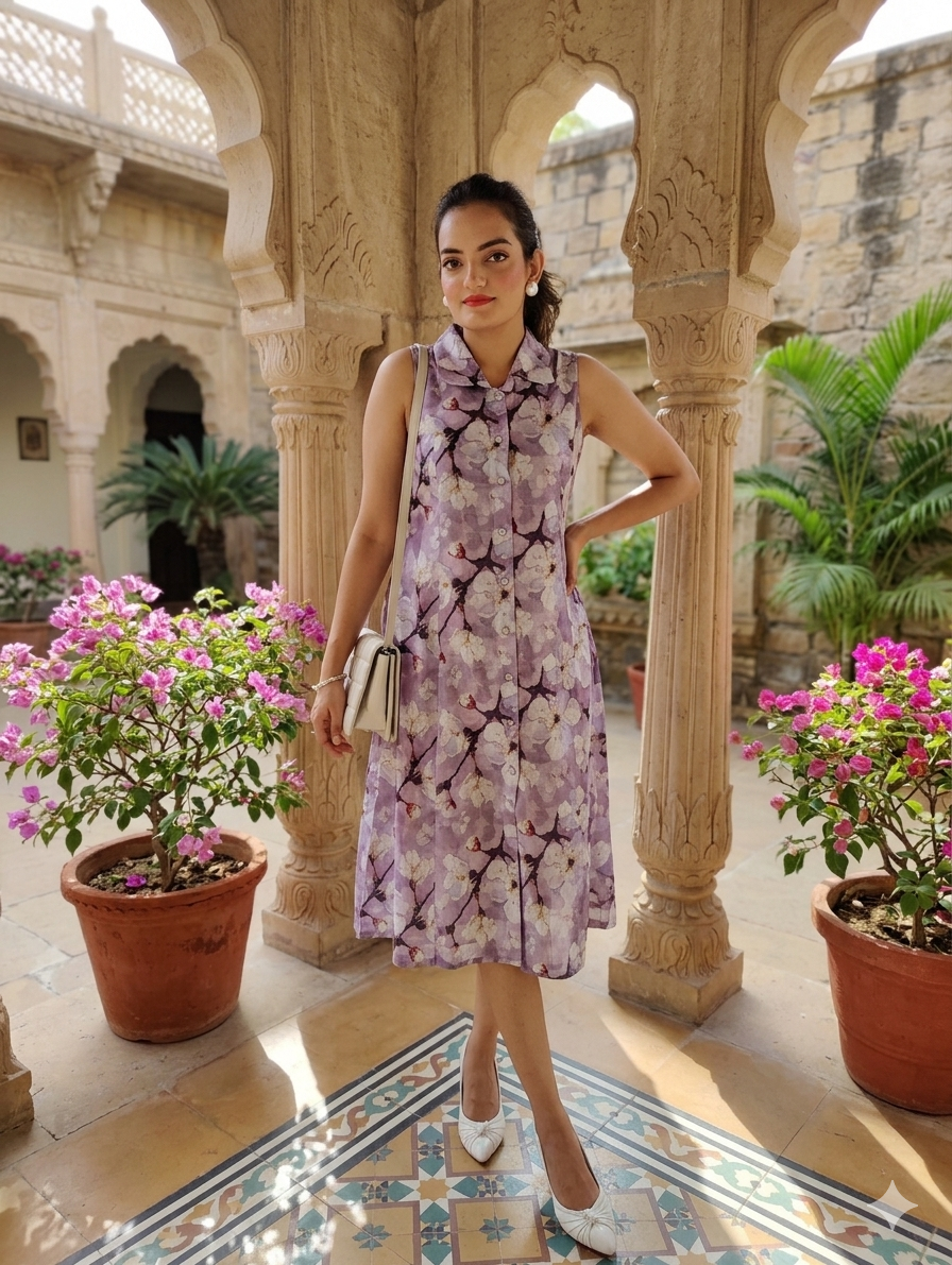 Floral Print Summer Dress