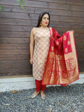 Jacquard Kurti Set