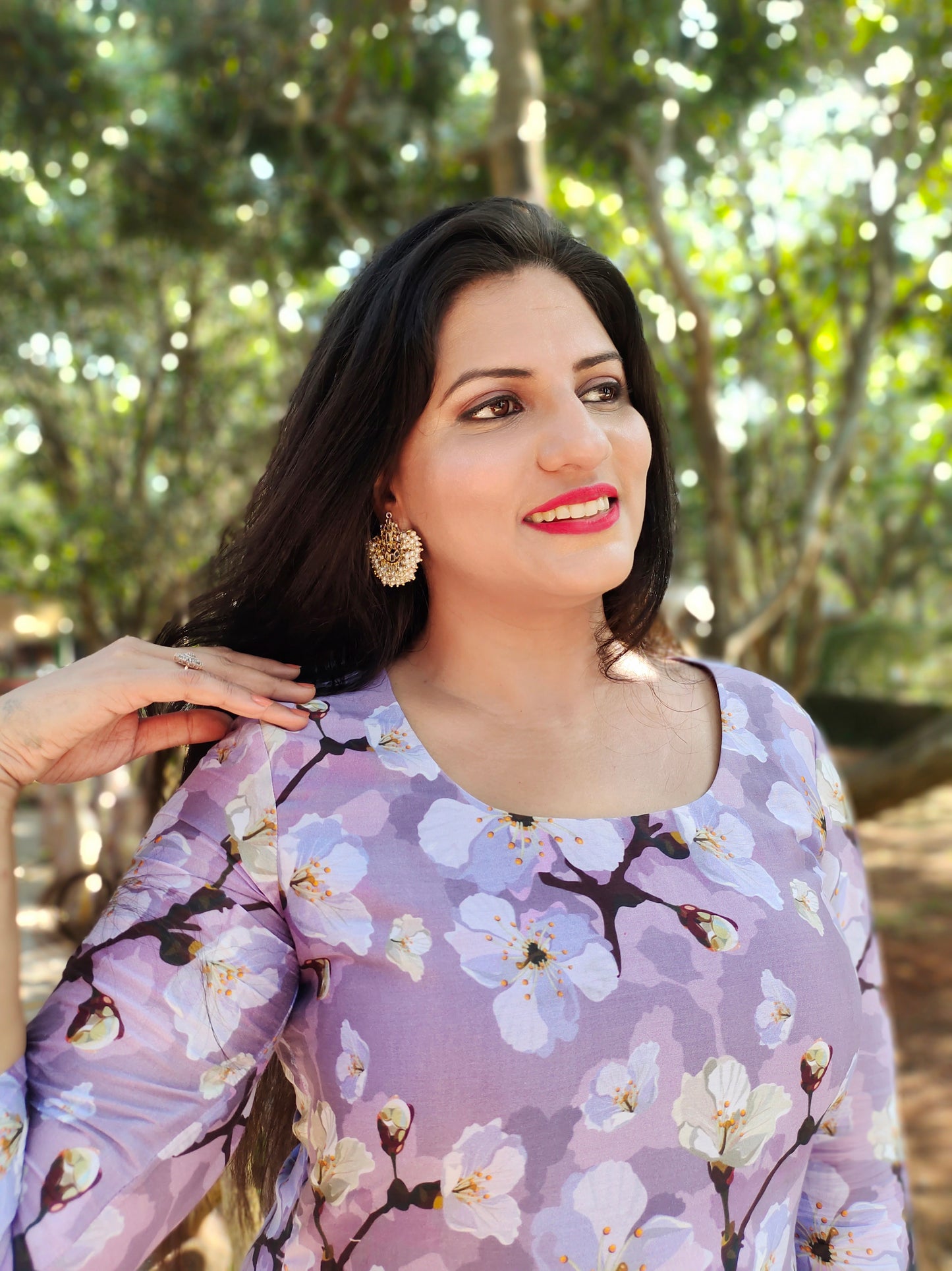 FLORAL PRINT STRAIGHT KURTI