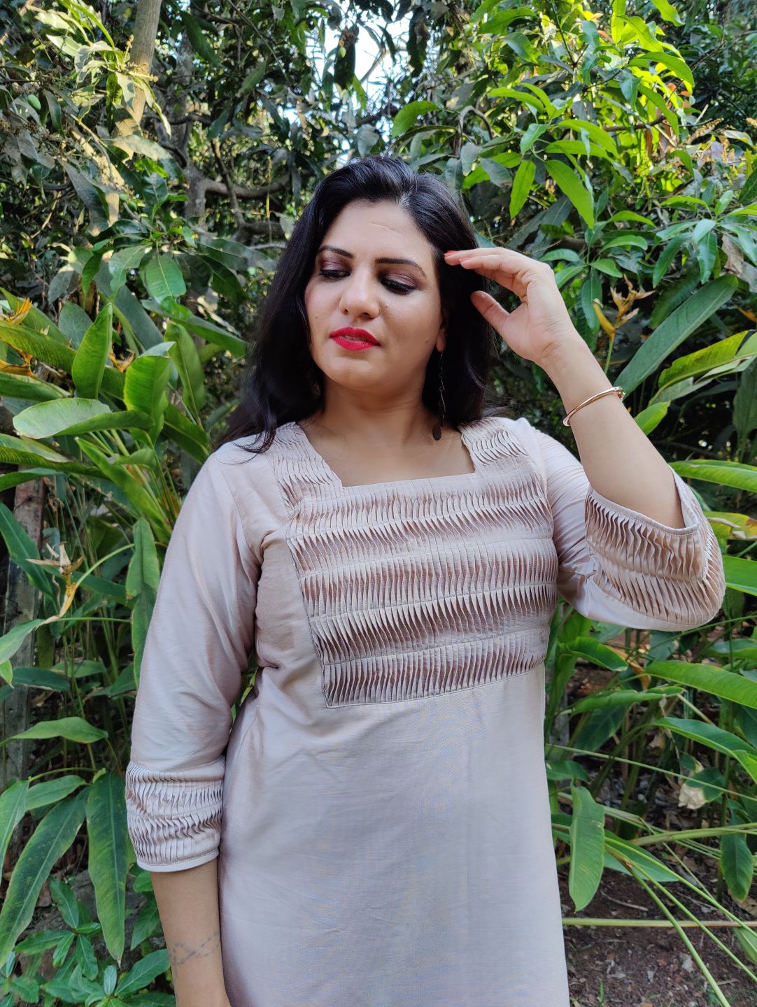 ORIGAMI STRAIGHT KURTI